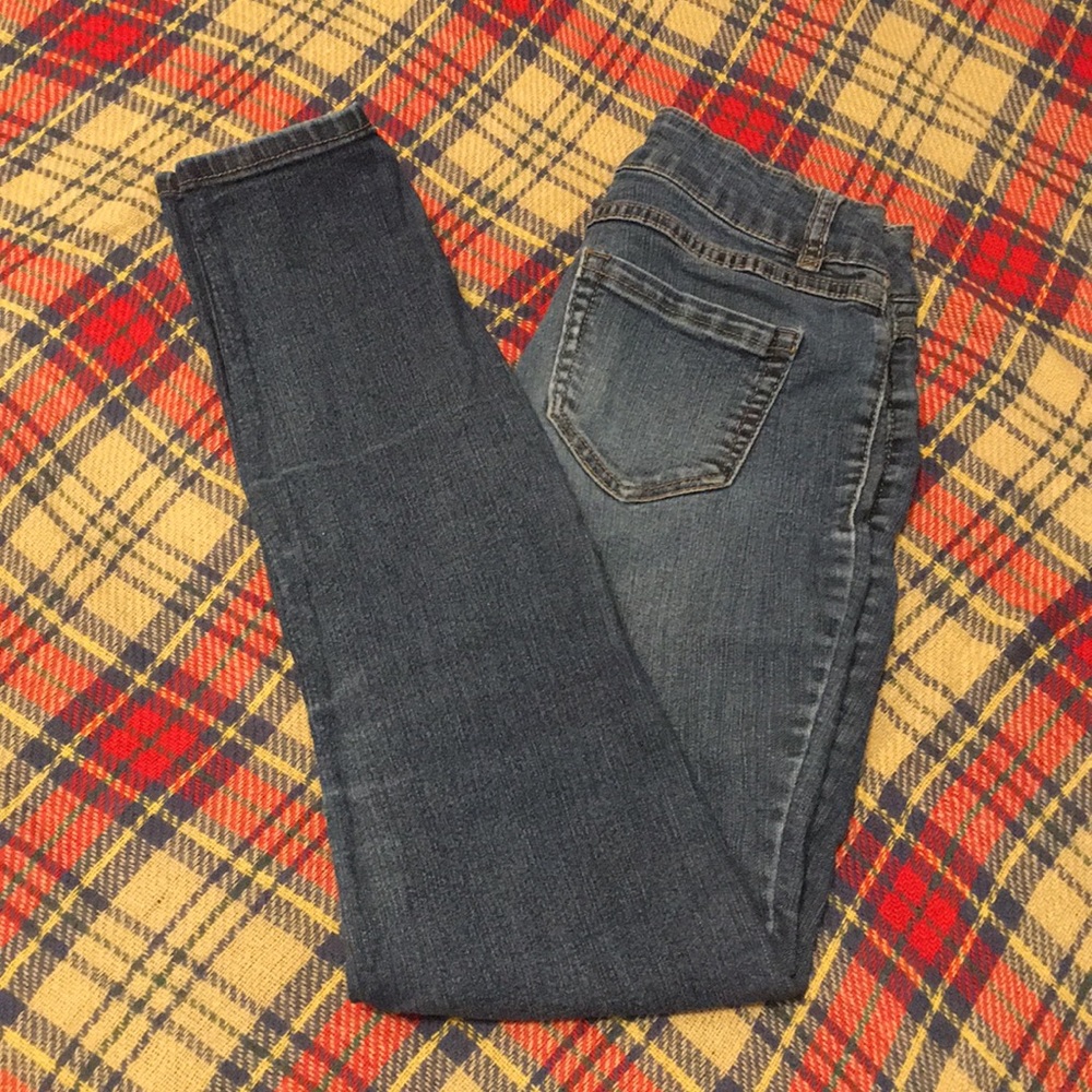 Denim skinny jeans